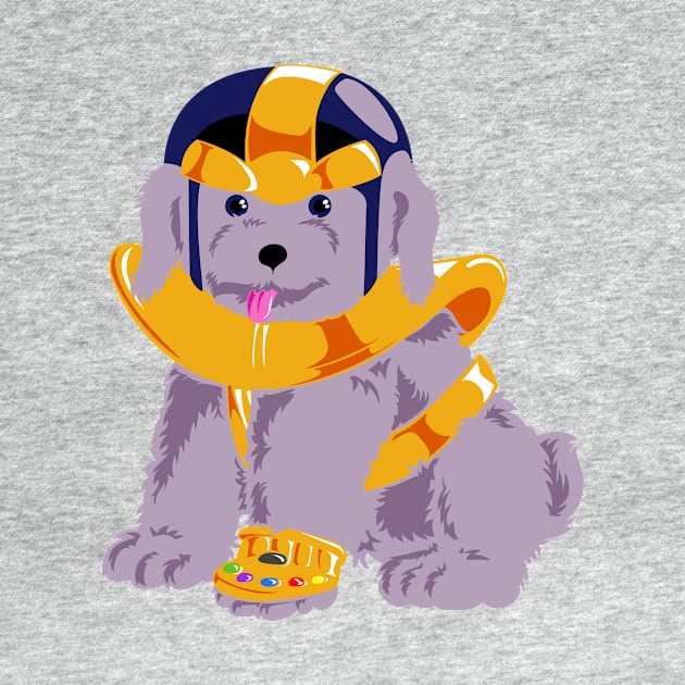 Bad puppy with infinity gauntlet by BananaPrints